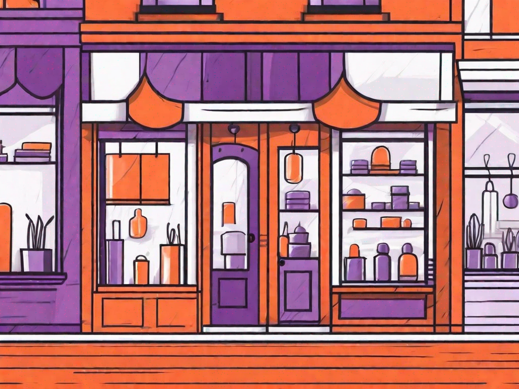 A storefront with a recognizable but generic design